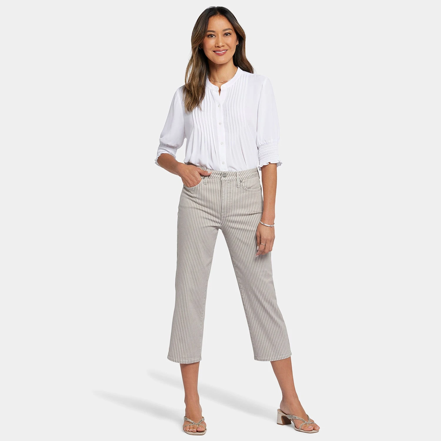 Joni Relaxed Capri Jeans - Sandbar Stripe 7 Joni Relaxed Capri Jeans - Sandbar Stripe - Image 7