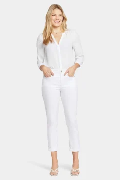 Margot Girlfriend Jeans - Optic White