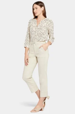 Relaxed Straight Ankle Jeans - Feather 11 Relaxed Straight Ankle Jeans - Feather -Nydj Apparel Shop MFOS8741 FEATH 5