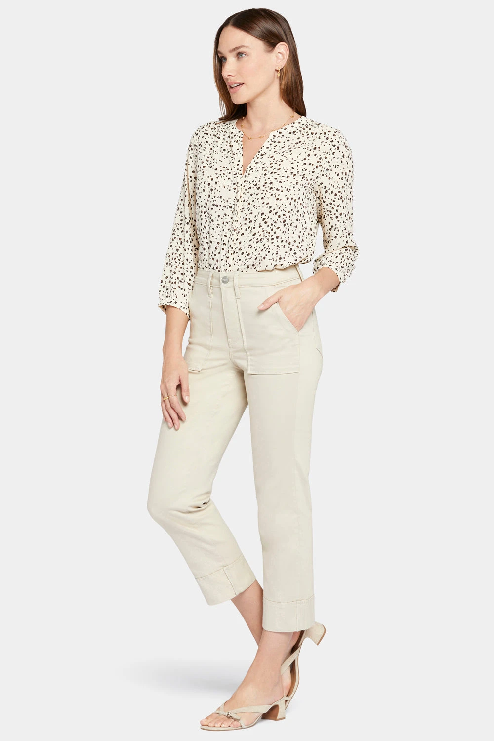 Relaxed Straight Ankle Jeans - Feather 5 Relaxed Straight Ankle Jeans - Feather - Image 5