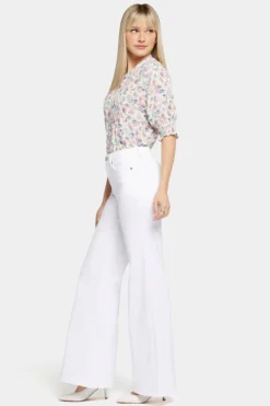 Mia Palazzo Jeans - Optic White -Nydj Apparel Shop MFOS8896 157 5