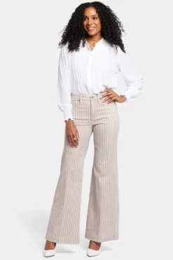 Mia Palazzo Jeans - Coastal Sands Stripe -Nydj Apparel Shop MFOS8896 CSTSS 4