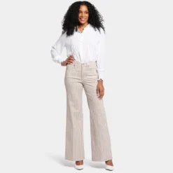 Mia Palazzo Jeans - Coastal Sands Stripe -Nydj Apparel Shop MFOS8896 CSTSS DPA