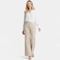 Mia Palazzo Jeans - Feather -Nydj Apparel Shop MFOS8896 FEATH DPA