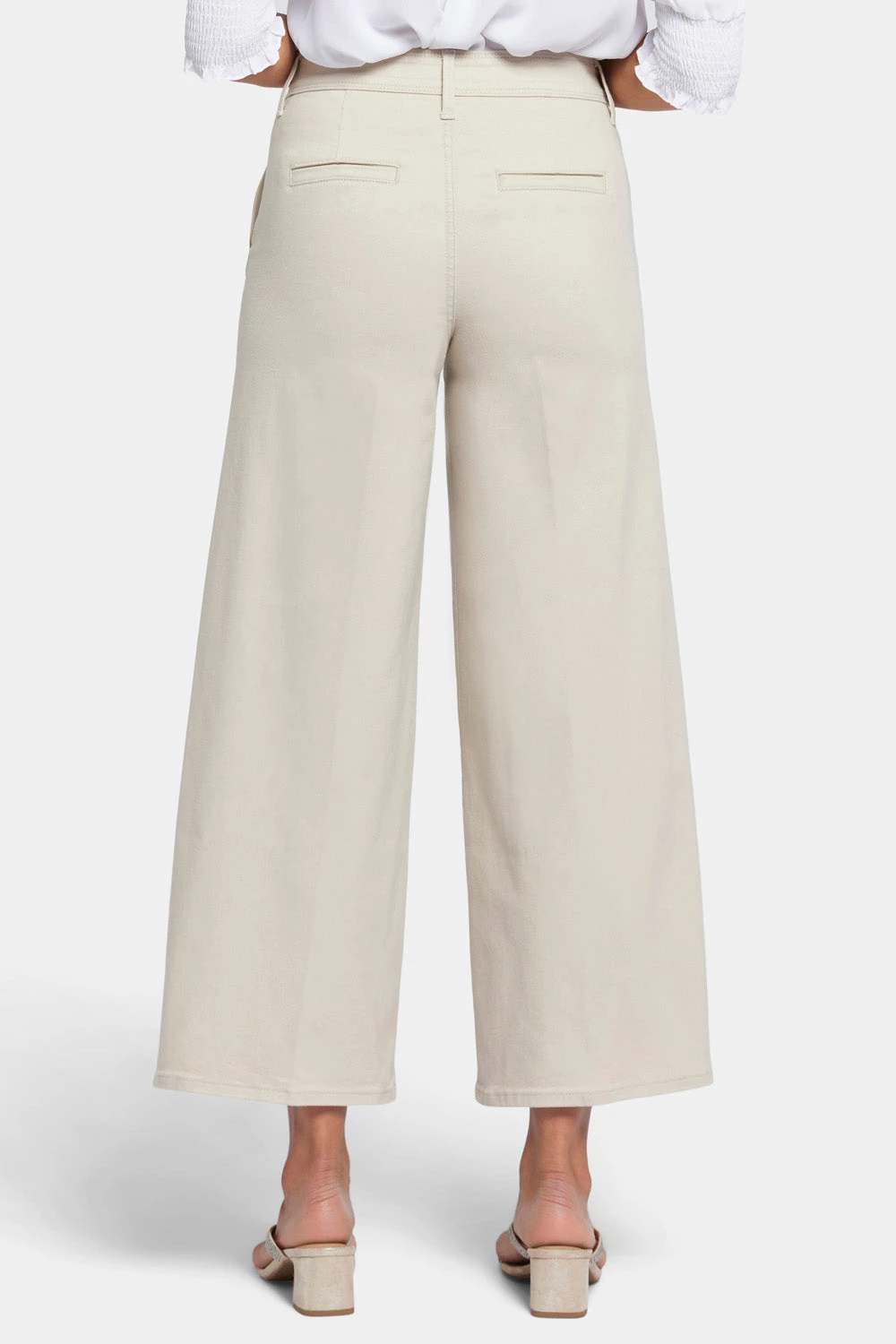 Mona Wide Leg Trouser Ankle Jeans- Feather 2 Mona Wide Leg Trouser Ankle Jeans- Feather - Image 2