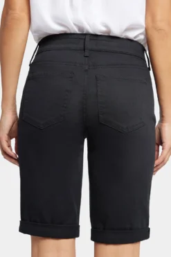 Briella 11 Inch Denim Shorts - Black -Nydj Apparel Shop MFOSBS2546 858 6