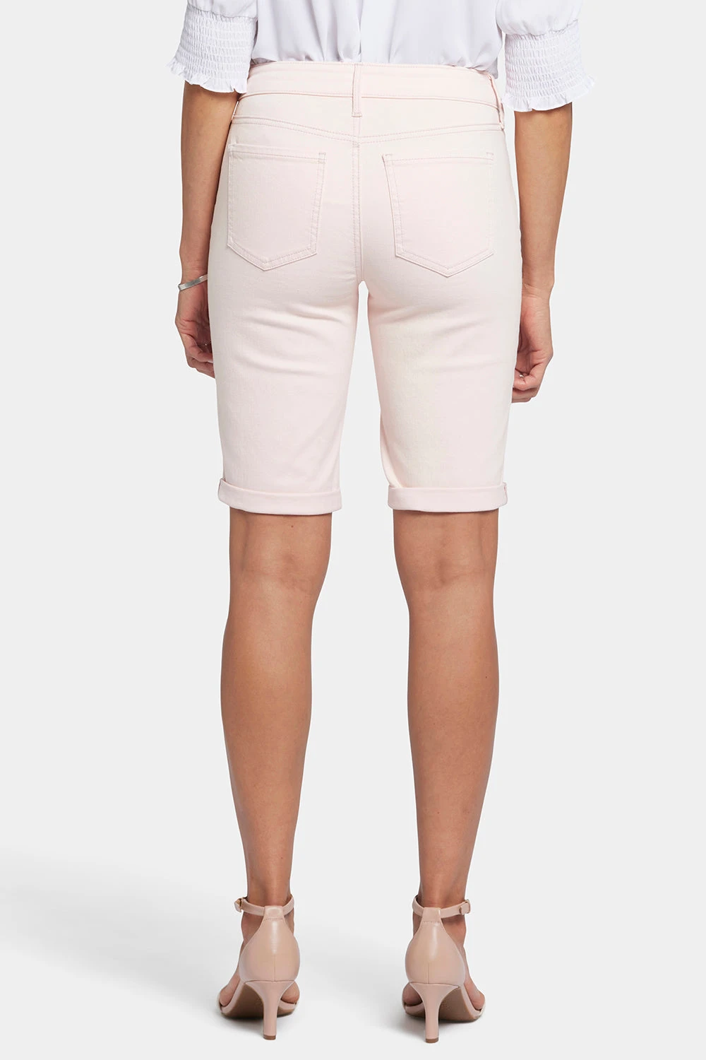 Briella 11 Inch Denim Shorts - Carnation 2 Briella 11 Inch Denim Shorts - Carnation - Image 2