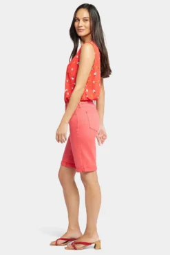 Briella 11 Inch Denim Shorts - Red Fox -Nydj Apparel Shop MFOSBS2546 RDFX 5