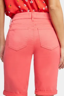 Briella 11 Inch Denim Shorts - Red Fox -Nydj Apparel Shop MFOSBS2546 RDFX 6