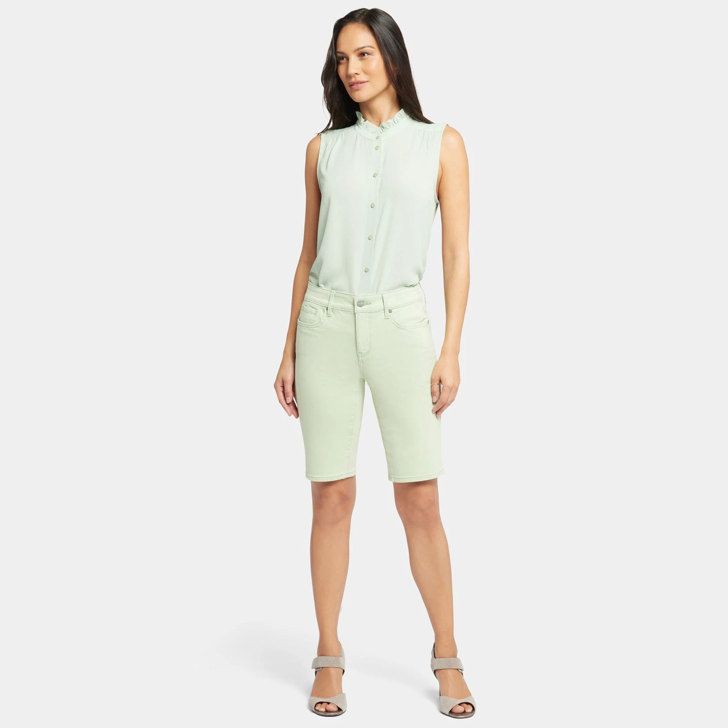 Briella 11 Inch Denim Shorts - Beginning 7 Briella 11 Inch Denim Shorts - Beginning - Image 7