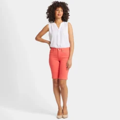 Briella 11 Inch Denim Shorts - Fruit Punch 13 Briella 11 Inch Denim Shorts - Fruit Punch -Nydj Apparel Shop MFOSBS8556 FRUIT DPA
