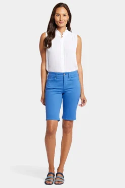 Briella 11 Inch Denim Shorts - Greek Sea