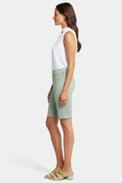 Briella 11 Inch Denim Shorts - Lily Pad 11 Briella 11 Inch Denim Shorts - Lily Pad -Nydj Apparel Shop MFOSBS8556 LLYPD 5