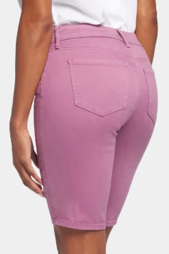 Briella 11 Inch Denim Shorts - Mauve Haze -Nydj Apparel Shop MFOSBS8556 MVHZE 6