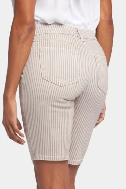 Briella 11 Inch Denim Shorts - Sandbar Stripe -Nydj Apparel Shop MFOSBS8556 SNBRS 6