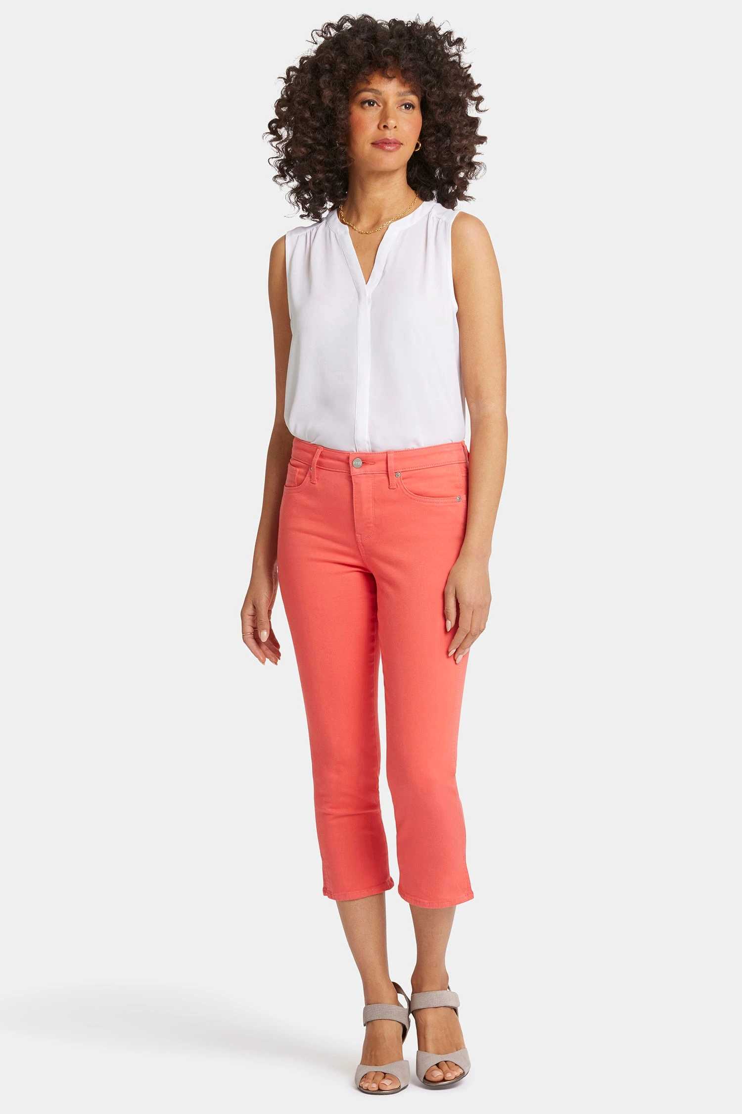 Chloe Capri Jeans - Fruit Punch 4 Chloe Capri Jeans - Fruit Punch - Image 4