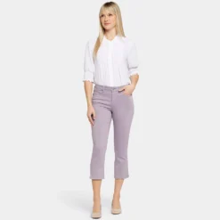 Chloe Capri Jeans - Lilac Chalk 13 Chloe Capri Jeans - Lilac Chalk -Nydj Apparel Shop MFOSCP8061 LLCHK DPA