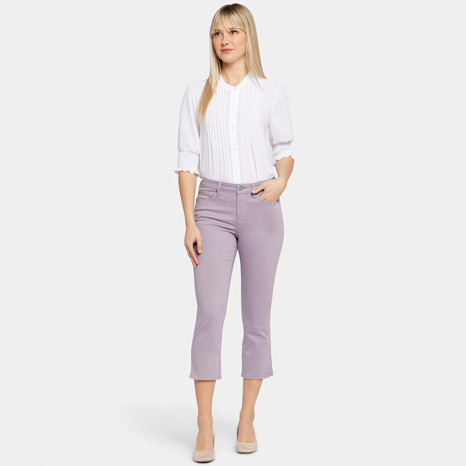 Chloe Capri Jeans - Lilac Chalk 7 Chloe Capri Jeans - Lilac Chalk - Image 7
