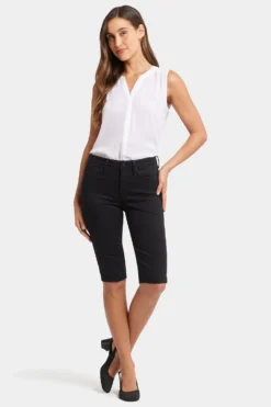 Sophie Bike Capri Jeans - Black