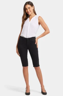 Sophie Bike Capri Jeans - Black -Nydj Apparel Shop MFOSCP8200 858 4