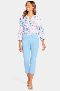 Chloe Capri Jeans - Bluebell