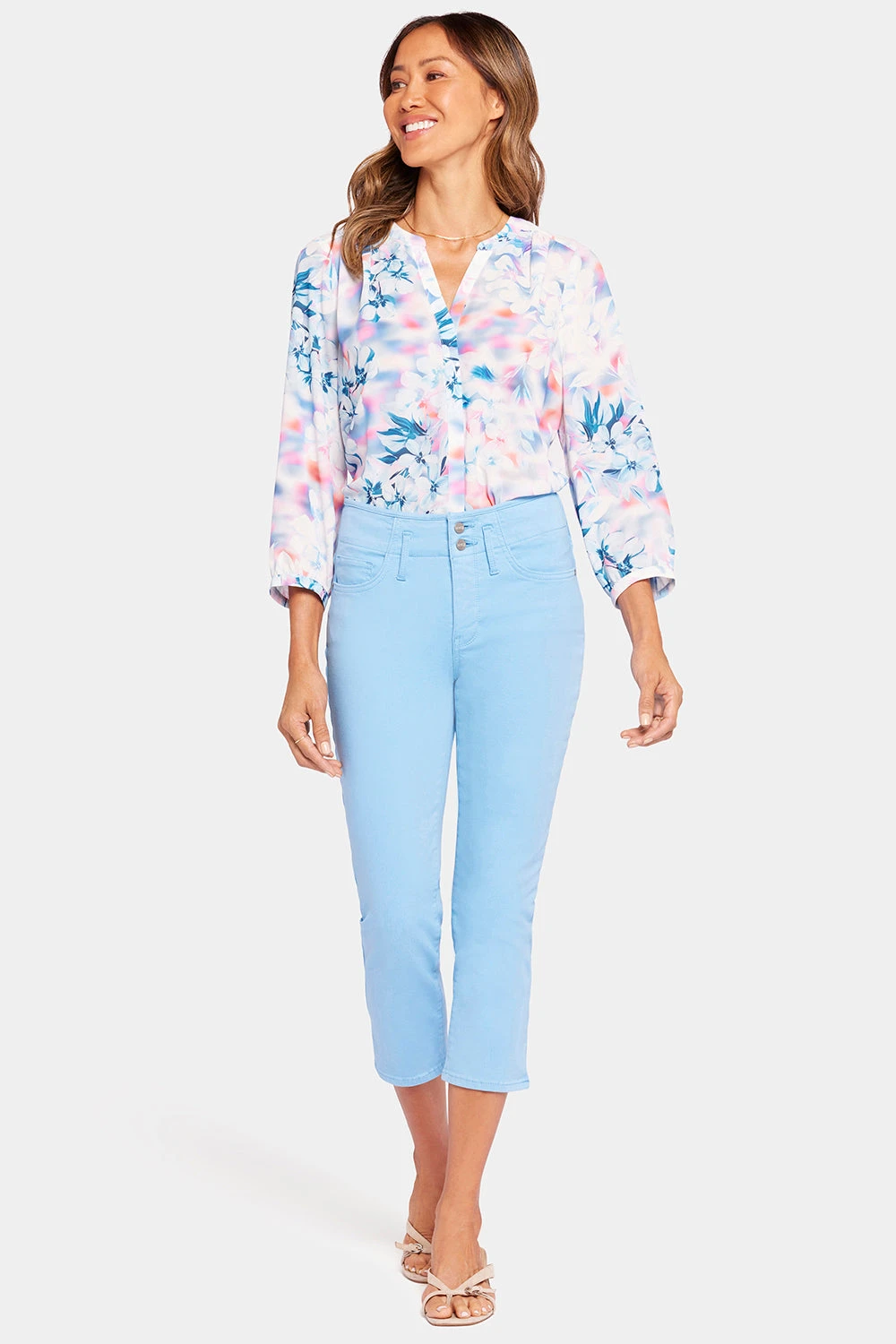 Chloe Capri Jeans - Bluebell 1 Chloe Capri Jeans - Bluebell