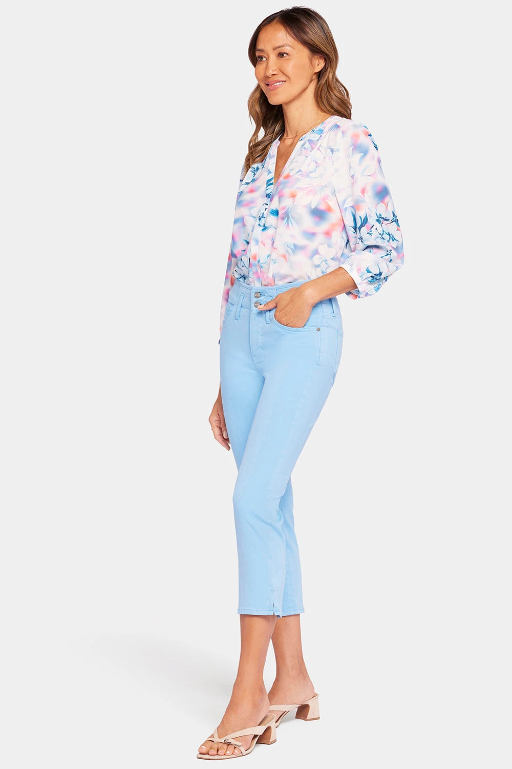 Chloe Capri Jeans - Bluebell 5 Chloe Capri Jeans - Bluebell - Image 5
