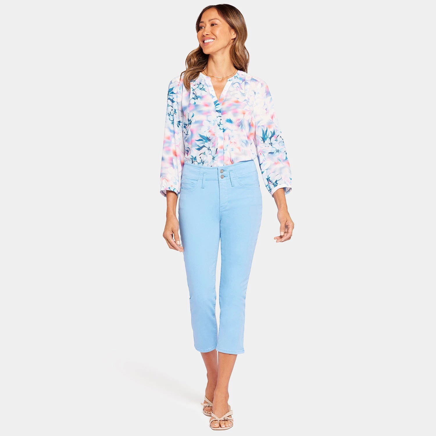 Chloe Capri Jeans - Bluebell 7 Chloe Capri Jeans - Bluebell - Image 7