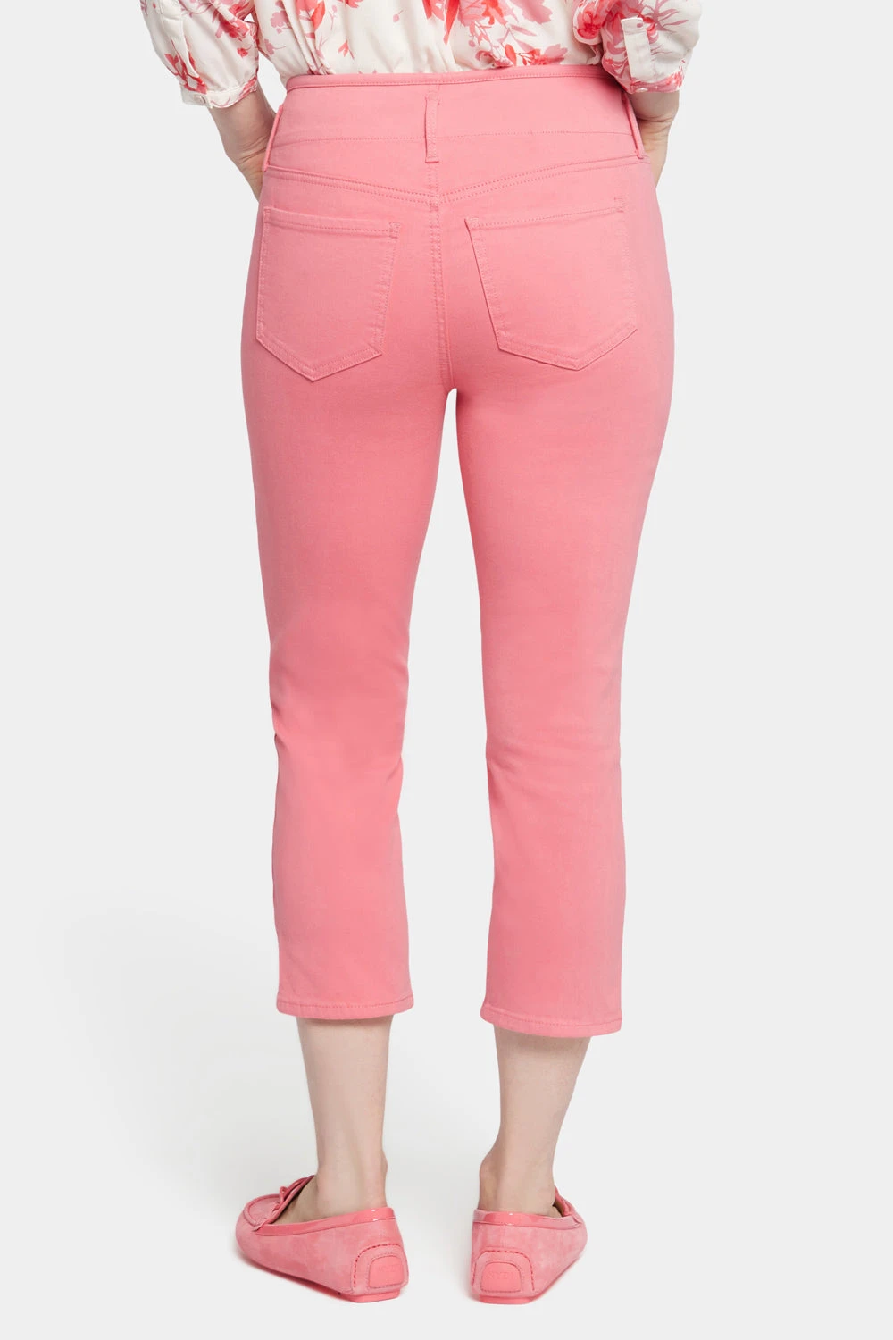 Chloe Capri Jeans - Pink Punch 2 Chloe Capri Jeans - Pink Punch - Image 2