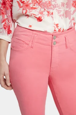 Chloe Capri Jeans - Pink Punch 11 Chloe Capri Jeans - Pink Punch -Nydj Apparel Shop MFOSCP8722 PNKPN 6