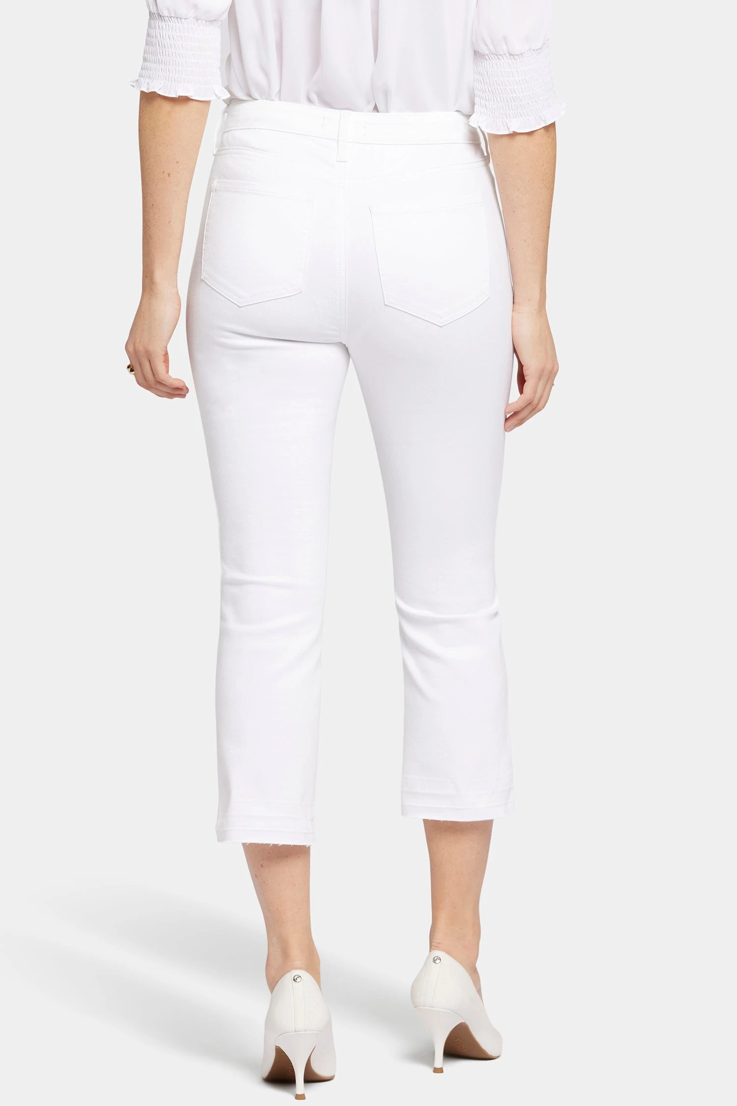 Chloe Capri Jeans - Optic White 2 Chloe Capri Jeans - Optic White - Image 2