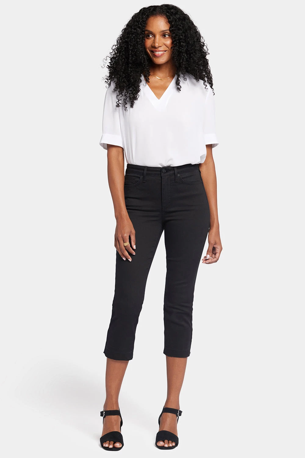 Chloe Capri Jeans - Black 1 Chloe Capri Jeans - Black