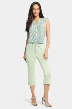 Marilyn Straight Crop Jeans - Beginning -Nydj Apparel Shop MFOSCR2389 BGNG 4