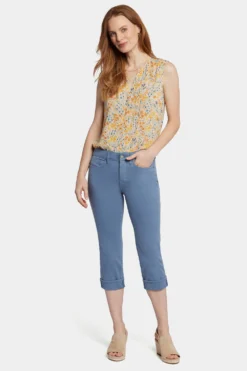 Marilyn Straight Crop Jeans - Blue Stone