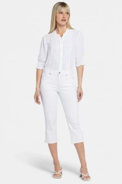 Waist-Match™ Slim Straight Crop Jeans - Optic White