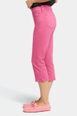 Waist-Match™ Slim Straight Crop Jeans - Raspberry Pink -Nydj Apparel Shop MFOSCR8793 RSPNK 3