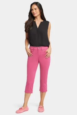 Waist-Match™ Slim Straight Crop Jeans - Raspberry Pink -Nydj Apparel Shop MFOSCR8793 RSPNK 4