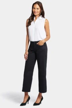 Teresa Wide Leg Ankle Jeans - Black -Nydj Apparel Shop MFOSKA3014 858 4