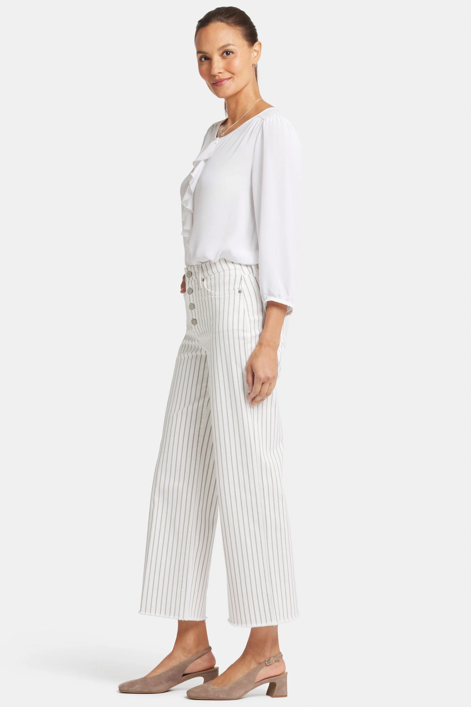 Teresa Wide Leg Ankle Jeans - Beach Cruise Stripe 5 Teresa Wide Leg Ankle Jeans - Beach Cruise Stripe - Image 5