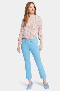 Marilyn Straight Ankle Jeans - Bluebell