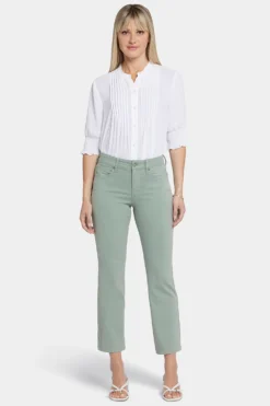 Marilyn Straight Ankle Jeans - Lily Pad -Nydj Apparel Shop MFOSMA2512 LLYPD 4