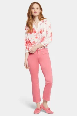 Marilyn Straight Ankle Jeans - Pink Punch