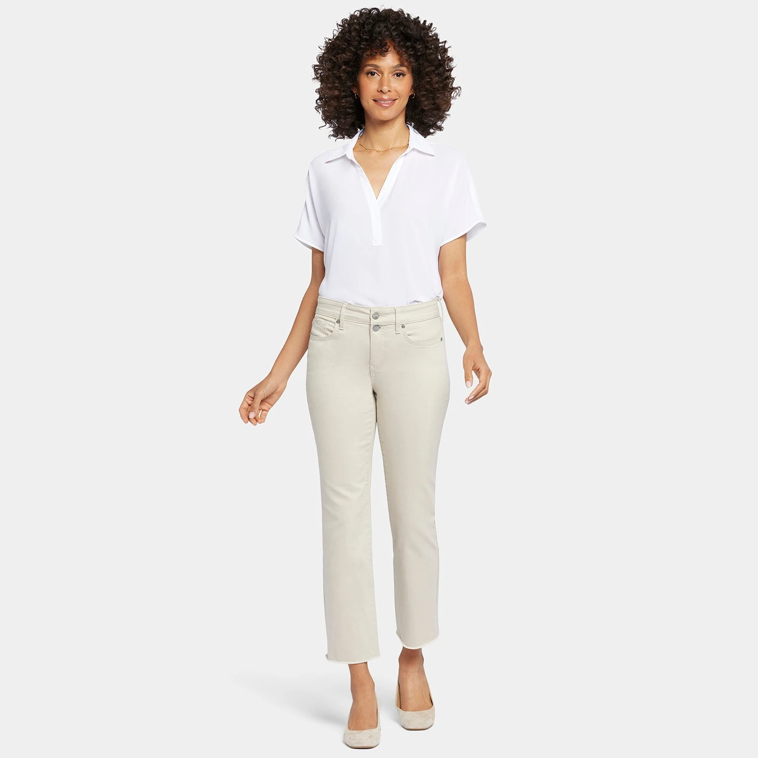 Marilyn Straight Ankle Jeans - Feather 7 Marilyn Straight Ankle Jeans - Feather - Image 7