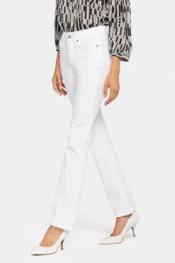 Waist-Match™ Marilyn Straight Jeans - Optic White -Nydj Apparel Shop MFOSMS8573 157 3
