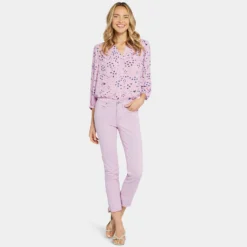 Sheri Slim Ankle Jeans - Mauve Mist -Nydj Apparel Shop MFOSSA8014 MAVMS DPA