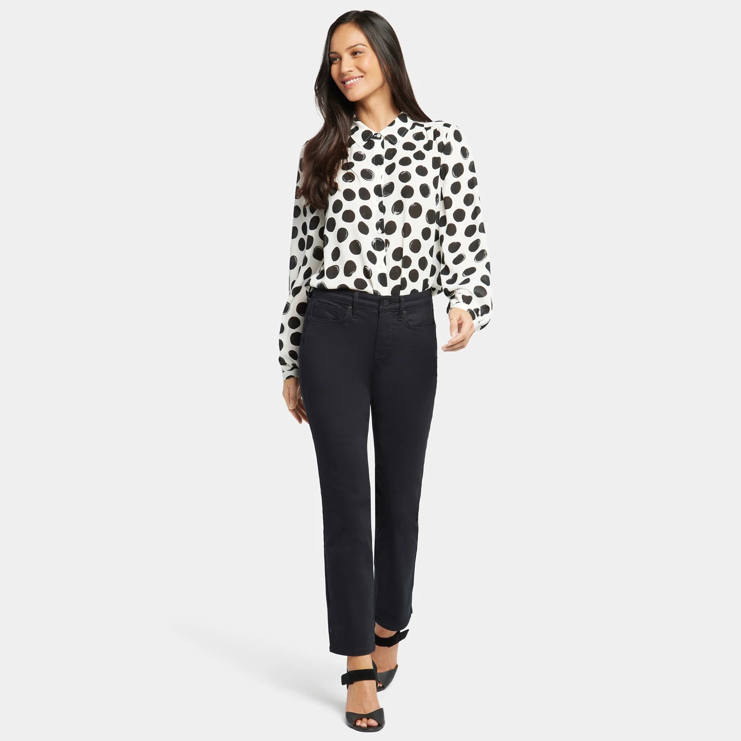 Sheri Slim Ankle Jeans - Black 7 Sheri Slim Ankle Jeans - Black - Image 7