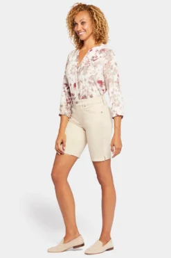 Ella Denim Shorts - Feather -Nydj Apparel Shop MFOSSH2874 FEATH 5