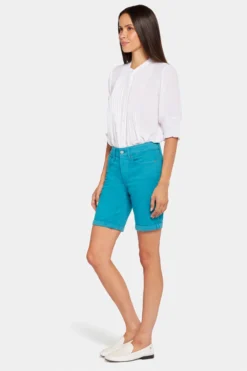 Ella Denim Shorts - Teal Green 11 Ella Denim Shorts - Teal Green -Nydj Apparel Shop MFOSSH8425 TLGRN 5 569fa524 9a89 4c9b 8ecb 1ff59f41f048