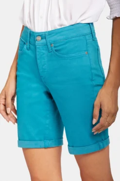 Ella Denim Shorts - Teal Green 12 Ella Denim Shorts - Teal Green -Nydj Apparel Shop MFOSSH8425 TLGRN 6 a21c3399 635f 4795 b8ca 3352497f62c5