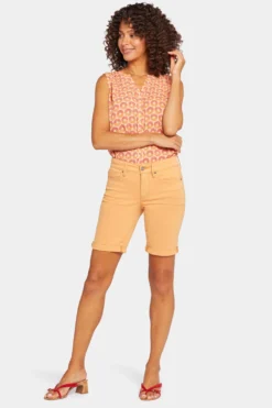 Ella Denim Shorts - Tuscan Sunset